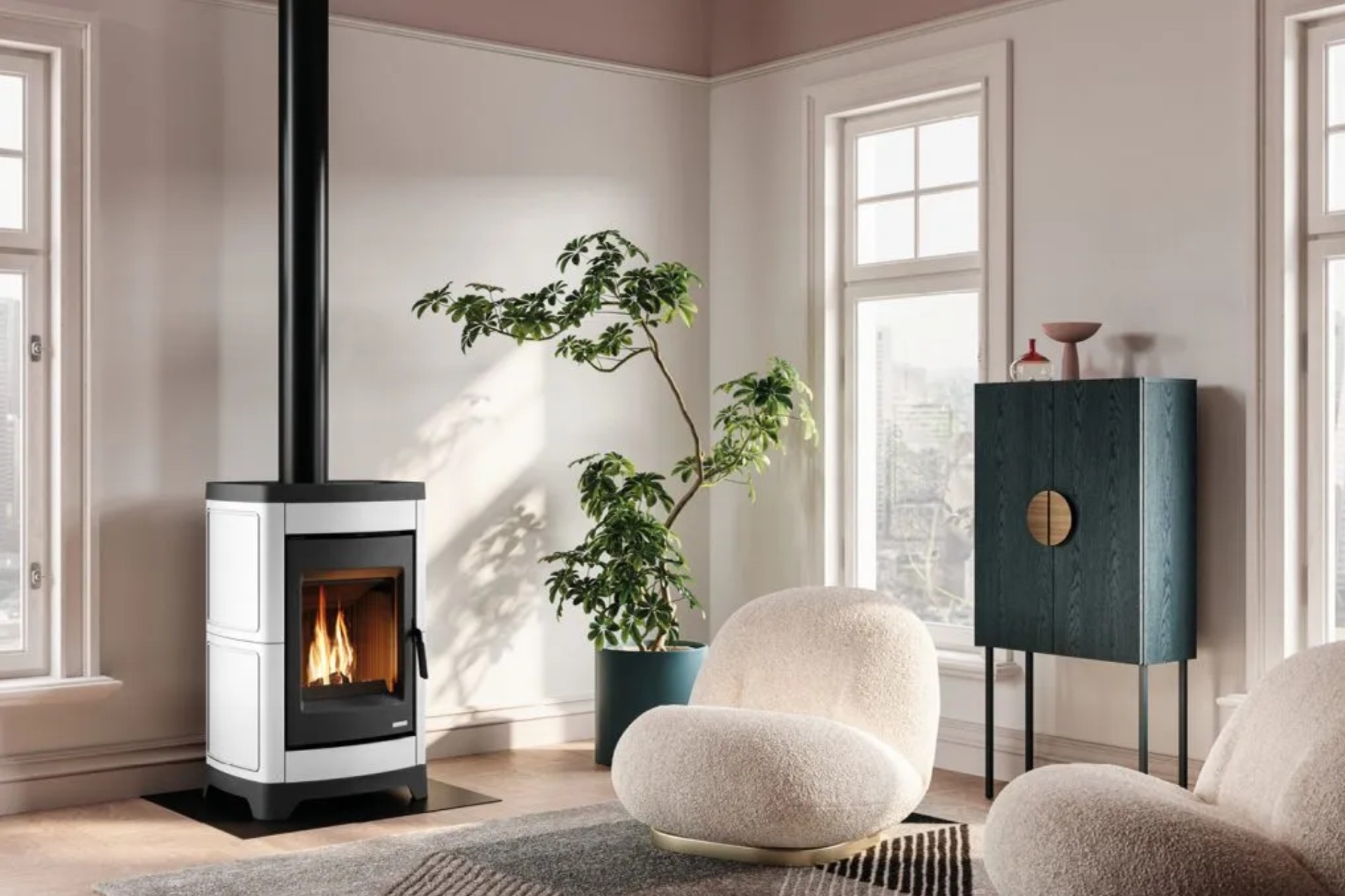 Regazzetti Consulenza Casa Arredo Stufe Camini Pregnana Milanese Milano Palazzetti Stufa Legna Charlotte